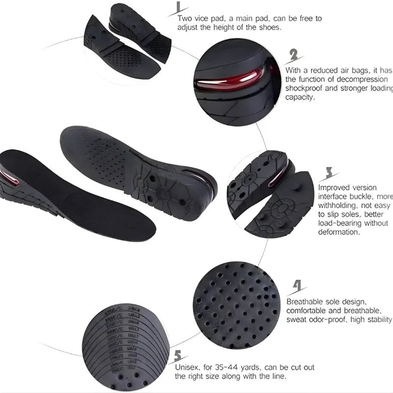 Adjustable Height Increase Insoles