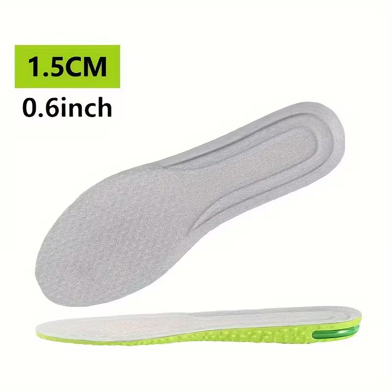 Popcorn Height Increase Insoles – Comfortable Elevator Shoe Inserts for Men & Women